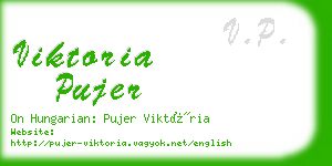 viktoria pujer business card